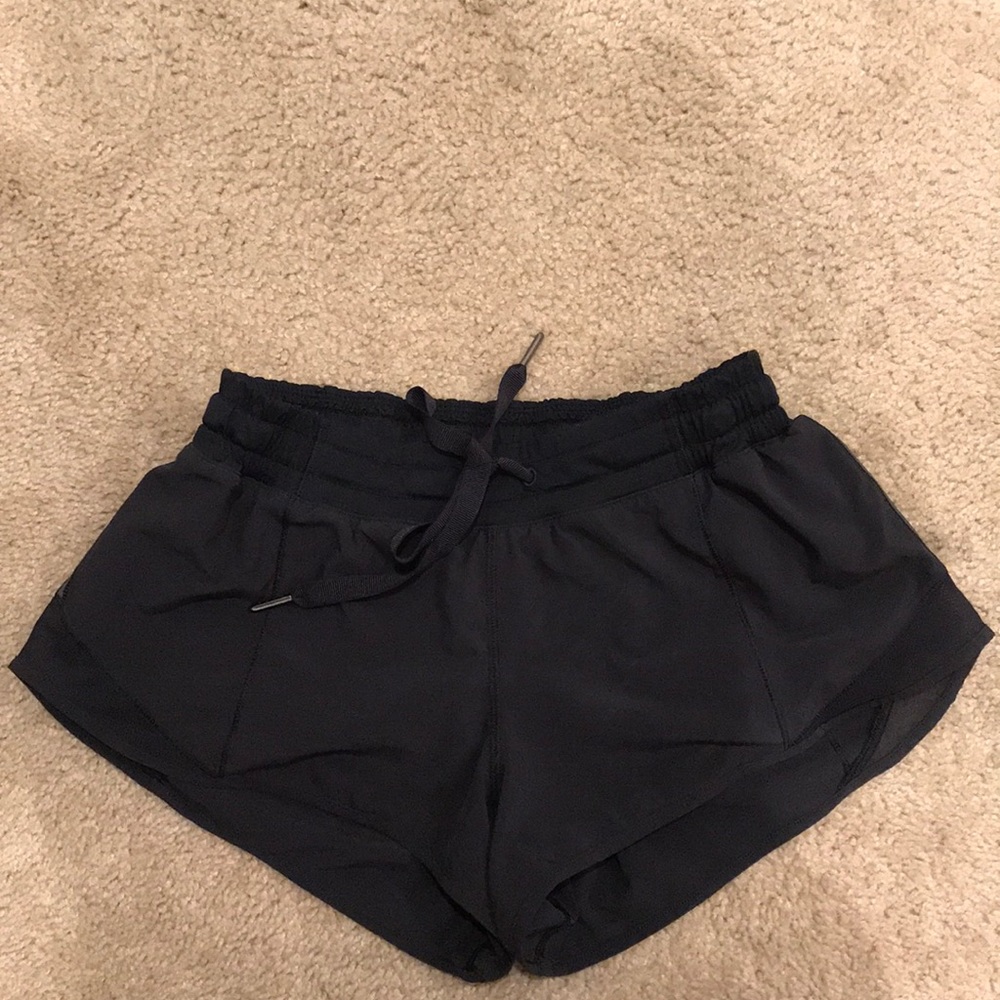Black lulu lemon shorts